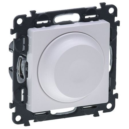 Светорегулятор поворотно-нажимной Legrand VALENA LIFE, 300 Вт, для LED 5-75 ВА, белый