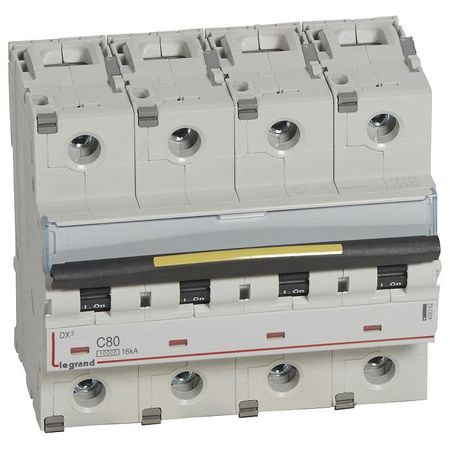 Автоматический выключатель Legrand DX³ 4P 80А (C) 16кА