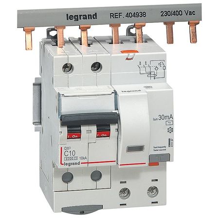 Дифавтомат Legrand DX³ 2P 10А (C) 10кА 30мА (AC)