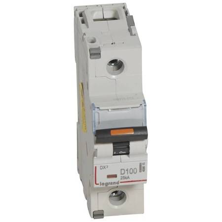 Автоматический выключатель Legrand DX³ 1P 100А (D) 25кА