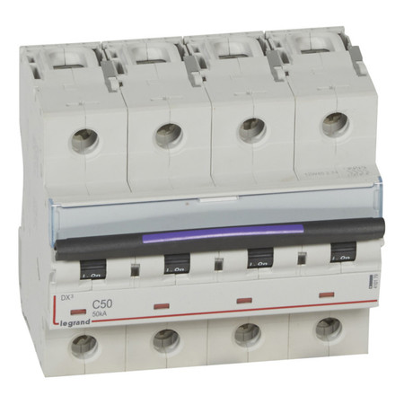 Автоматический выключатель Legrand DX³ 4P 50А (C) 50кА