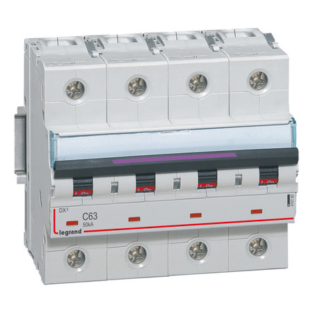 Автоматический выключатель Legrand DX³ 4P 63А (C) 50кА