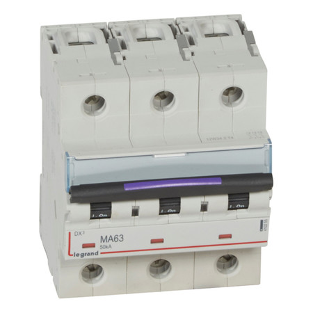 Автоматический выключатель Legrand DX³ 3P 63А (MA) 50кА