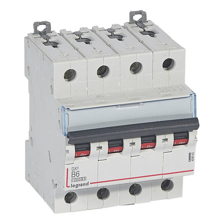 Автоматический выключатель Legrand DX³ 4P 6А (B) 16кА