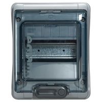 Распределительный шкаф Legrand Plexo³, 6 мод., IP65, навесной, пластик, дверь, с клеммами