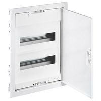 Распределительный шкаф Legrand Nedbox 24 мод., IP40, встраиваемый, сталь, бежевая дверь, с клеммами
